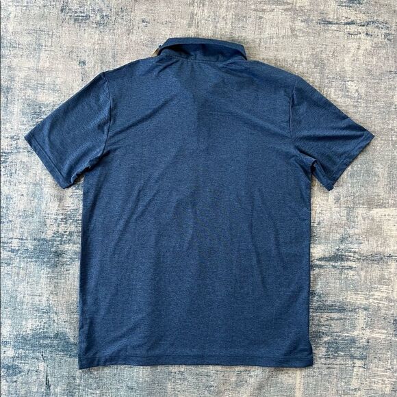NWT! 32 Degrees Cool Heather Blue Polo Tee Large - Picture 2 of 7